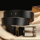 New mens retro pinhole buckle leather casual business beltpicture7