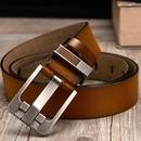 New mens retro pinhole buckle leather casual business beltpicture9