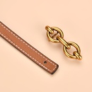 New Slim Ladies Thin Dress Simple Smooth Buckle Small Beltpicture9