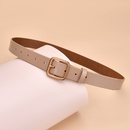 New cowhide ladies leather casual retro female jeans beltpicture8