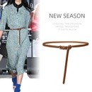 New nonporous decorative dress simple fashion leather womens thin belt wholesalepicture3