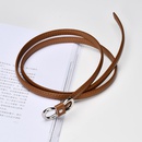 New nonporous decorative dress simple fashion leather womens thin belt wholesalepicture1