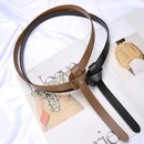 Fashion leather womens fashion decorative knotted ladies beltpicture4