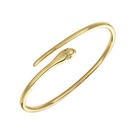 Simple Fashion Snake Copper Opening Adjustable Gold Retro Copper Braceletpicture5