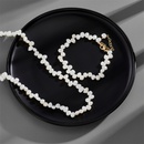 retro irregular pearl necklace fashion pearl clavicle chainpicture1