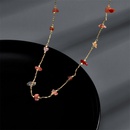 fashion natural stone necklace retro copper necklacepicture4