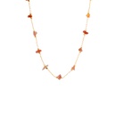 fashion natural stone necklace retro copper necklacepicture5