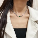 fashion thick necklace simple multilayer copper necklacepicture4
