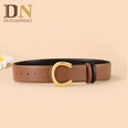 ladies belt cowhide womens leather ultra wide decorative fashionpicture9