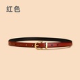 Fashion leather womens retro simple fashion thin jeans belt wholesalepicture11