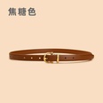 Fashion leather womens retro simple fashion thin jeans belt wholesalepicture12