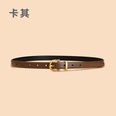 Fashion leather womens retro simple fashion thin jeans belt wholesalepicture13