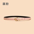 Fashion leather womens retro simple fashion thin jeans belt wholesalepicture14