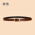 Fashion leather womens retro simple fashion thin jeans belt wholesalepicture16