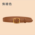 New twolayer leather ladies pin buckle casual retro female buckle jeans beltpicture14