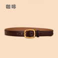 New twolayer leather ladies pin buckle casual retro female buckle jeans beltpicture15