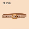 New twolayer leather ladies pin buckle casual retro female buckle jeans beltpicture16