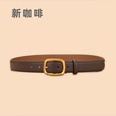 New twolayer leather ladies pin buckle casual retro female buckle jeans beltpicture17