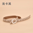 New Ladies Inlaid Rhinestone Round Decorative Womens Leather Smooth Buckle Belt Wholesale 105CMpicture17