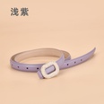 New Ladies Inlaid Rhinestone Round Decorative Womens Leather Smooth Buckle Belt Wholesale 105CMpicture25