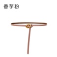 Leather womens thin decoration thin belt chain retro waist accessories wholesalepicture15
