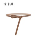 New Ladies Leather Thin Nonporous Decorative Belt TwoLayer Womenspicture11