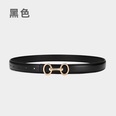 Fashion leather womens simple jeans decorative beltpicture7