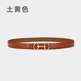 Fashion leather womens simple jeans decorative beltpicture19