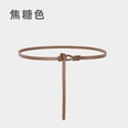 New nonporous knotted thin decorative belt womens fashion simple dress waistpicture9