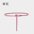 New nonporous knotted thin decorative belt womens fashion simple dress waistpicture13