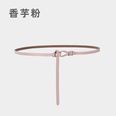 New nonporous knotted thin decorative belt womens fashion simple dress waistpicture19