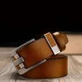 New mens retro pinhole buckle leather casual business beltpicture17