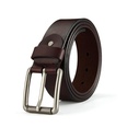 New mens leather pin buckle fashion business alloy buckle pants beltpicture8