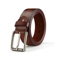 New mens leather pin buckle fashion business alloy buckle pants beltpicture10