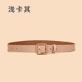 New cowhide ladies leather casual retro female jeans beltpicture11