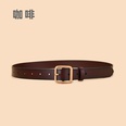 New cowhide ladies leather casual retro female jeans beltpicture15