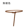 New nonporous decorative dress simple fashion leather womens thin belt wholesalepicture8