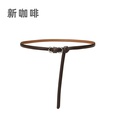 New nonporous decorative dress simple fashion leather womens thin belt wholesalepicture15
