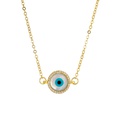 fashion natural motherofpearl pendant devils eye zircon copper necklacepicture20