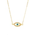 fashion natural motherofpearl pendant devils eye zircon copper necklacepicture21