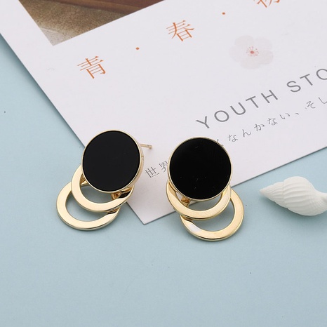 Temperament Mode Metall Stil Ohrringe im koreanischen Stil's discount tags