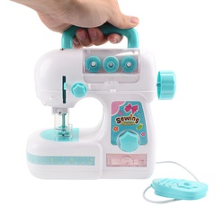 Máquina de coser eléctrica, juguetes para electrodomésticos pequeños, juego de casitas para niños, juguetes de 21,5*10*26cm