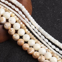 Natürliche Muschelstücke Perlen unregelmäßige Schnur tropfenförmige Schmuckaccessoires