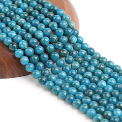 Perles en vrac de jade d'apatite naturelle et perles de couleur bijoux semi-finis faits à la main