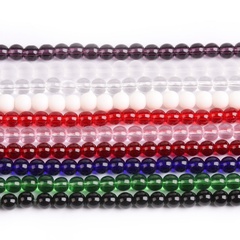 Glas verstreute Farbe glänzende mehrfarbige Perlen handgefertigte DIY-Schmuck-Accessoires
