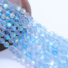 Matte frosted glitter scattered luminous stone bracelet beads 