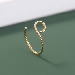 Stainless Steel C Type Simple Twist Gold Nose Rings Nose Nails 