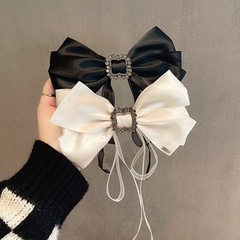 fashion bow hairpin ribbon drill simple hair accessories