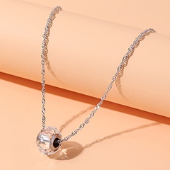 New Wholesale Crystal Creative Lucky Bead Alloy Necklace