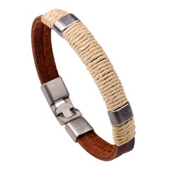 men's bracelets fashion retro multi-layer braided leather rope bracelets